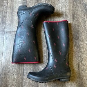 Polo Ralph Lauren Proprietor Rain Boot Size 9